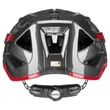 Uvex Active anthracite red kerékpár sisak - hátulról