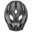 Uvex Active anthracite red kerékpár sisak - felülről