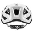 Uvex Active white black kerékpár sisak - hátulról