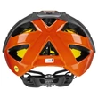 Uvex Quatro CC MIPS titan-orange kerékpár sisak - hátulról