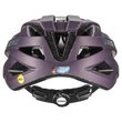 Uvex I-vo CC MIPS black-plum matt kerékpár sisak - hátulról