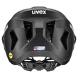 Uvex Renegade MIPS black-white matt kerékpár sisak - hátulról