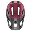 Uvex Renegade MIPS ruby red-black matt kerékpár sisak - felülről