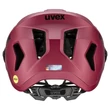 Uvex Renegade MIPS ruby red-black matt kerékpár sisak - hátulról