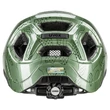 Uvex React jr. moss green altimeter kerékpár sisak - hátulról