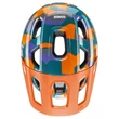 Uvex React jr. papaya camo kerékpár sisak - felülről