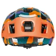 Uvex React jr. papaya camo kerékpár sisak - szemből