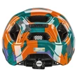 Uvex React jr. papaya camo kerékpár sisak - hátulról