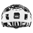 Uvex React jr. white-black kerékpár sisak - szemből