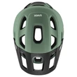 Uvex React MIPS moss green-black matt kerékpár sisak - felülről