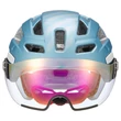 Uvex Finale Visor strato cool blue kerékpár sisak - szemből