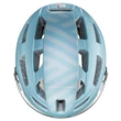 Uvex Finale Visor strato cool blue kerékpár sisak - felülről