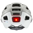 Uvex Finale Visor sand-white matt kerékpár sisak - hátulról (LED villogóval)