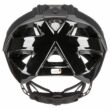 Uvex Quatro black mat kerékpár sisak - hátulról