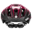 Uvex Quatro ruby red-black kerékpár sisak - szemből