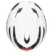 Uvex Race 9 white-red kerékpár sisak - felülről