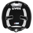 Uvex HLMT 4 black kerékpár sisak - hátulról