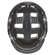 Uvex HLMT 5 Bike Pro gunmetal chrome kerékpár sisak - belülről