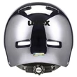 Uvex HLMT 5 Bike Pro gunmetal chrome kerékpár sisak - hátulról