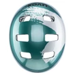 Uvex Kid 3 teal-silver kerékpár sisak - felülről