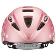 Uvex Kid 2 CC pink polka dots kerékpár sisak - szemből