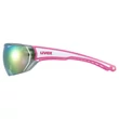 Uvex Sportstyle 204 pink white napszemüveg - odalról