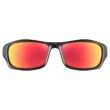 Uvex Sportstyle 211 black red napszemüveg - szemből