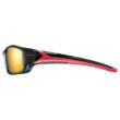 Uvex Sportstyle 211 black red napszemüveg - oldalról