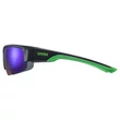 Uvex Sportstyle 215 black matt green napszemüveg - oldalról