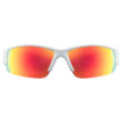 Uvex Sportstyle 215 white matt red napszemüveg - szemből