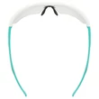 Uvex Sportstyle 802 V small white-mint matt/smoke napszemüveg - felülről