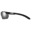 Uvex Sportstyle 114 black matt napszemüveg - oldalról