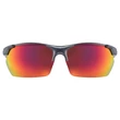 Uvex Sportstyle 114 grey red matt napszemüveg - szemből