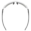 Uvex Sportstyle 114 white black matt napszemüveg - felülről