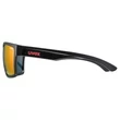 Uvex LGL 29 black matt red napszemüveg - oldalról