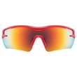 Uvex Sportstyle 116 red black matt/red napszemüveg - szemből