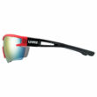 Uvex Sportstyle 116 red black matt/red napszemüveg - oldalról
