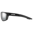 Uvex Sportstyle 706 black/silver napszemüveg - belülről