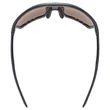 Uvex Sportstyle 706 CV black matt/mirror green napszemüveg - felülről