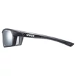 Uvex Sportstyle 225 black matt/silver napszemüveg - oldalról