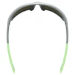 Uvex Sportstyle 225 grey green matt/green napszemüveg - felülről