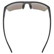 Uvex Sportstyle 805 CV black matt/green napszemüveg - felülről