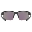 Uvex Sportstyle 805 CV black matt/green napszemüveg - belülről