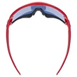 Uvex Sportstyle 231 red black matt napszemüveg - felülről