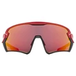 Uvex Sportstyle 231 red black matt napszemüveg - szemből