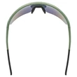 Uvex Sportstyle 227 olive matt napszemüveg - felülről