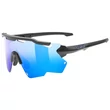 Uvex Sportstyle 228 black matt/mirror blue napszemüveg - levehető keret