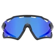 Uvex Sportstyle 228 black matt/mirror blue napszemüveg- szemből