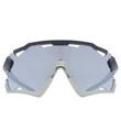 Uvex Sportstyle 228 black sand matt/mirror silver napszemüveg- szemből