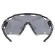 Uvex Sportstyle 228 black sand matt/mirror silver napszemüveg - belülről